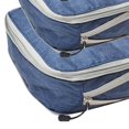 thumbnail image 4 of 3 Pièces Organisateur de Bagages Imperméables Sacs de Rangement Légers Bleu Marine, 4 of 8