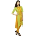 thumbnail image 4 of Phagun Tunique de Créateur en Coton Indien pour Femme, Ourlet Asymétrique, Kurti, Tenue Décontractée, Kurta, 4 of 7