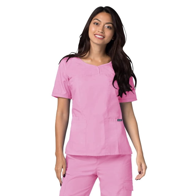Adar Universal Women's V-Neck Scrub Top, Adult