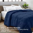 thumbnail image 2 of Bare Home Ultra-Soft Comforter Duvet Insert - Goose Down Alternative - Oversized King, Dark Blue, 2 of 5