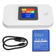 thumbnail image 2 of 4G Portable WiFi, 1.44in Colour Screen  4G On the Go WiFi Mobile WiFi Hotspot with Micro SIM Card Slot, 3650mAh Battery, 4G Mobile WiFi Hotspot for Phone Tablet Laptop, 2 of 8