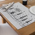 thumbnail image 3 of Napperon En Tapisserie Let It Snow 13 X 18 - Ensemble De 12, 3 of 4