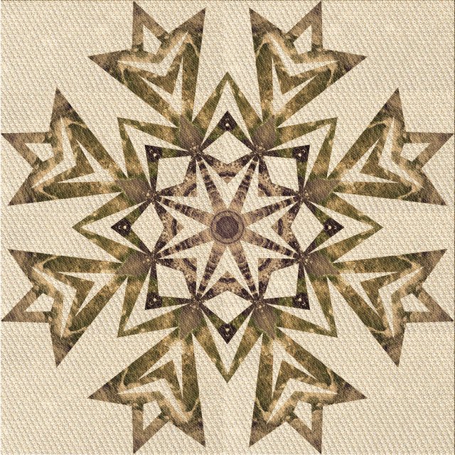 Ahgly Company Tapis d'Intérieur Lavable en Machine Carré Transitionnel Vanille Or, 4 Pieds Carré