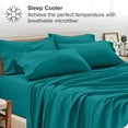 thumbnail image 3 of Bare Home Pillowcase Set - Premium 1800 Collection - Double Brushed - Ultra Soft - Standard Size, Emerald, 4 Count, 3 of 7