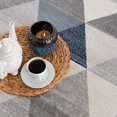 thumbnail image 3 of eRug Outlet Geometric Traditional Indoor Modern Area Rug Navy Blue, 3 of 6
