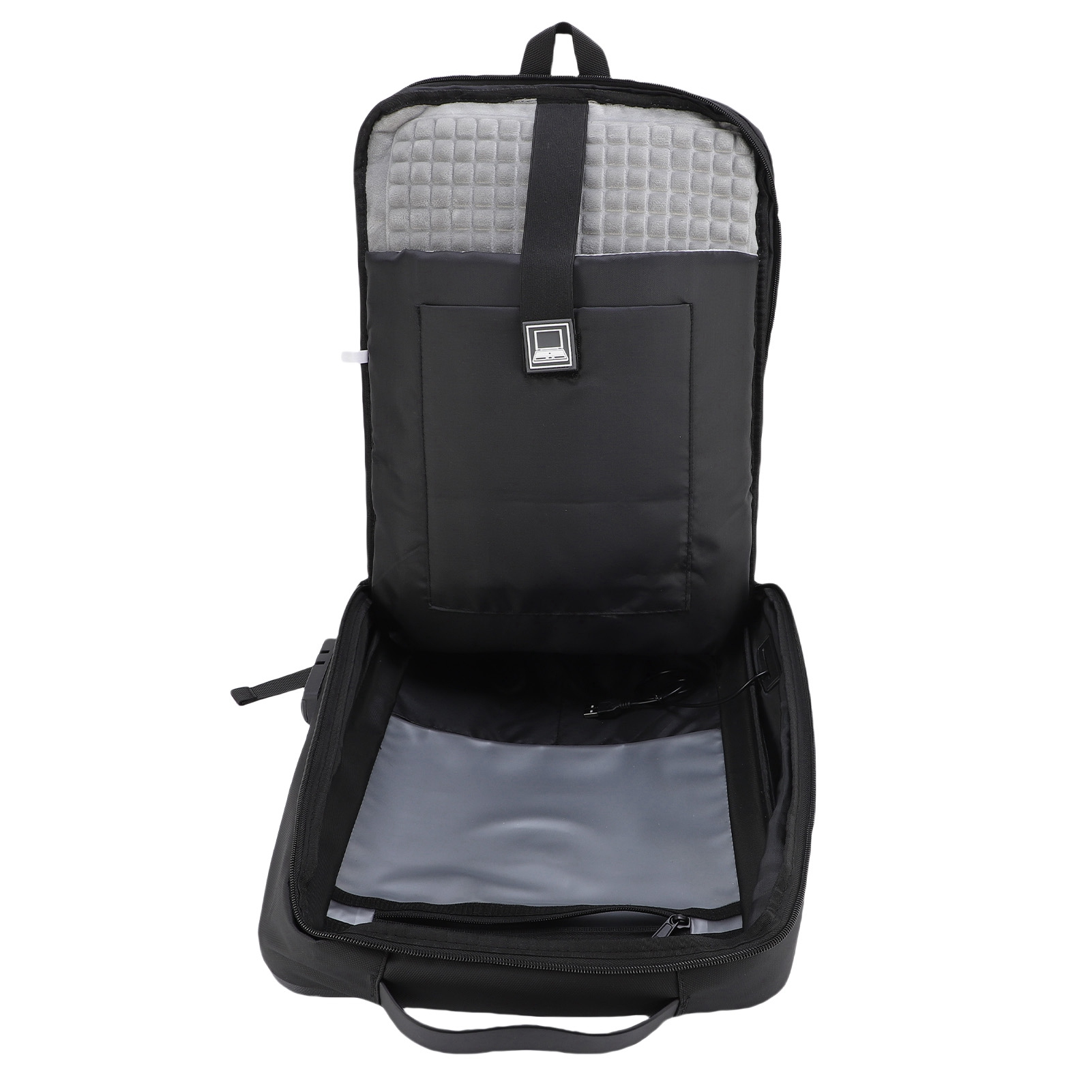 15.6 Inch Laptop Backpack, Anti Theft Computer Bag with Password Lock, USB Charging Port, College Backpack Waterproof Laptop Bag for Women Men Tablet Notebook Bag for Travel