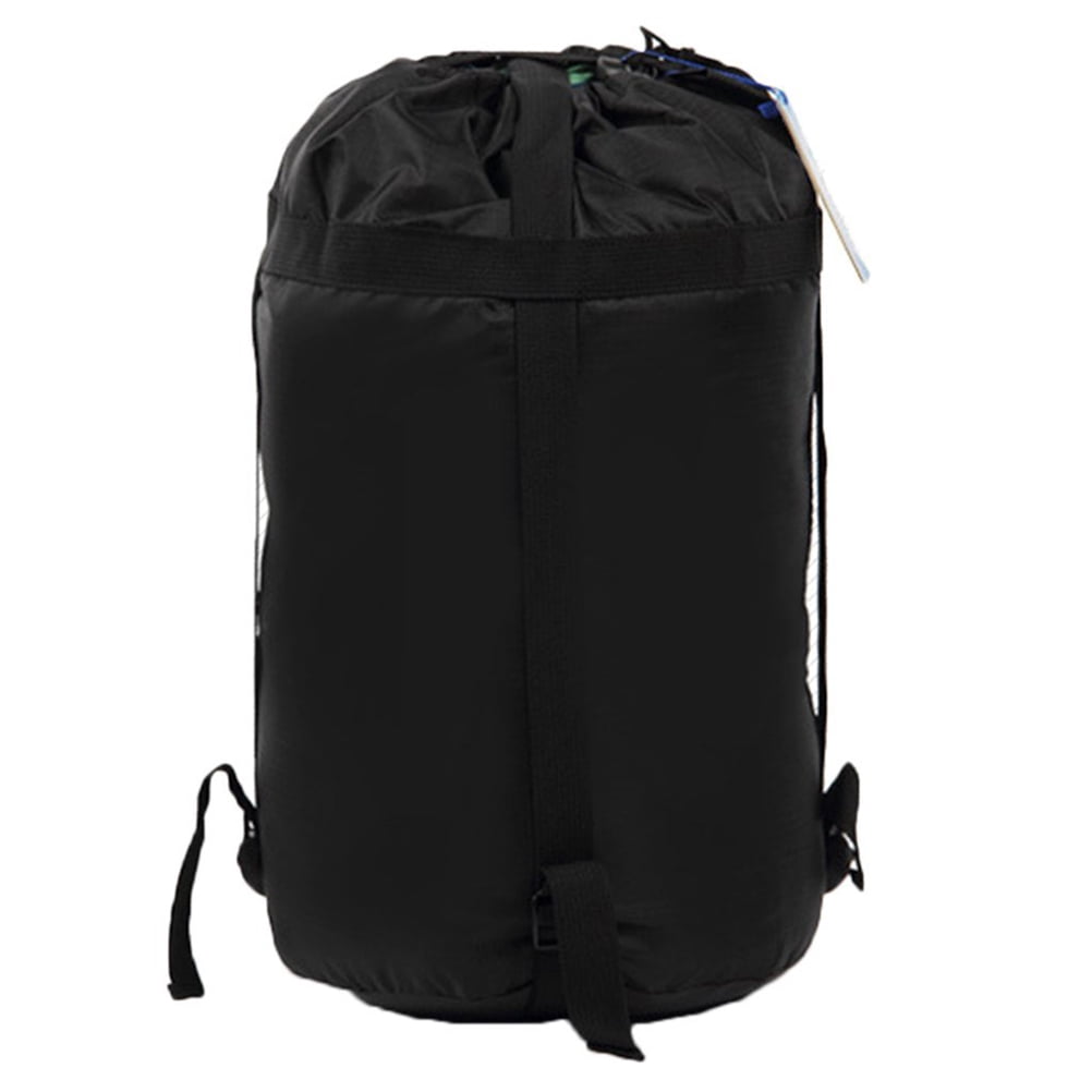 MLINS Waterproof Space Saver Compression Stuff Sack Sleeping Bag Stuff Sack Compression Bag Sacks Camping Hiking Backpacking Hunting Travel Size L(Black)