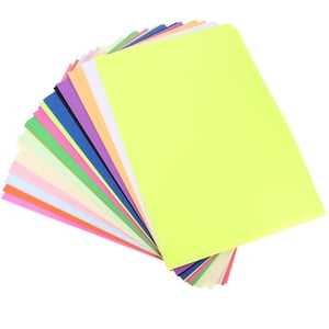 100 Feuilles de papier d'impression multifonctions Papier peint en blanc DIY Feuille de papier en carton vierge