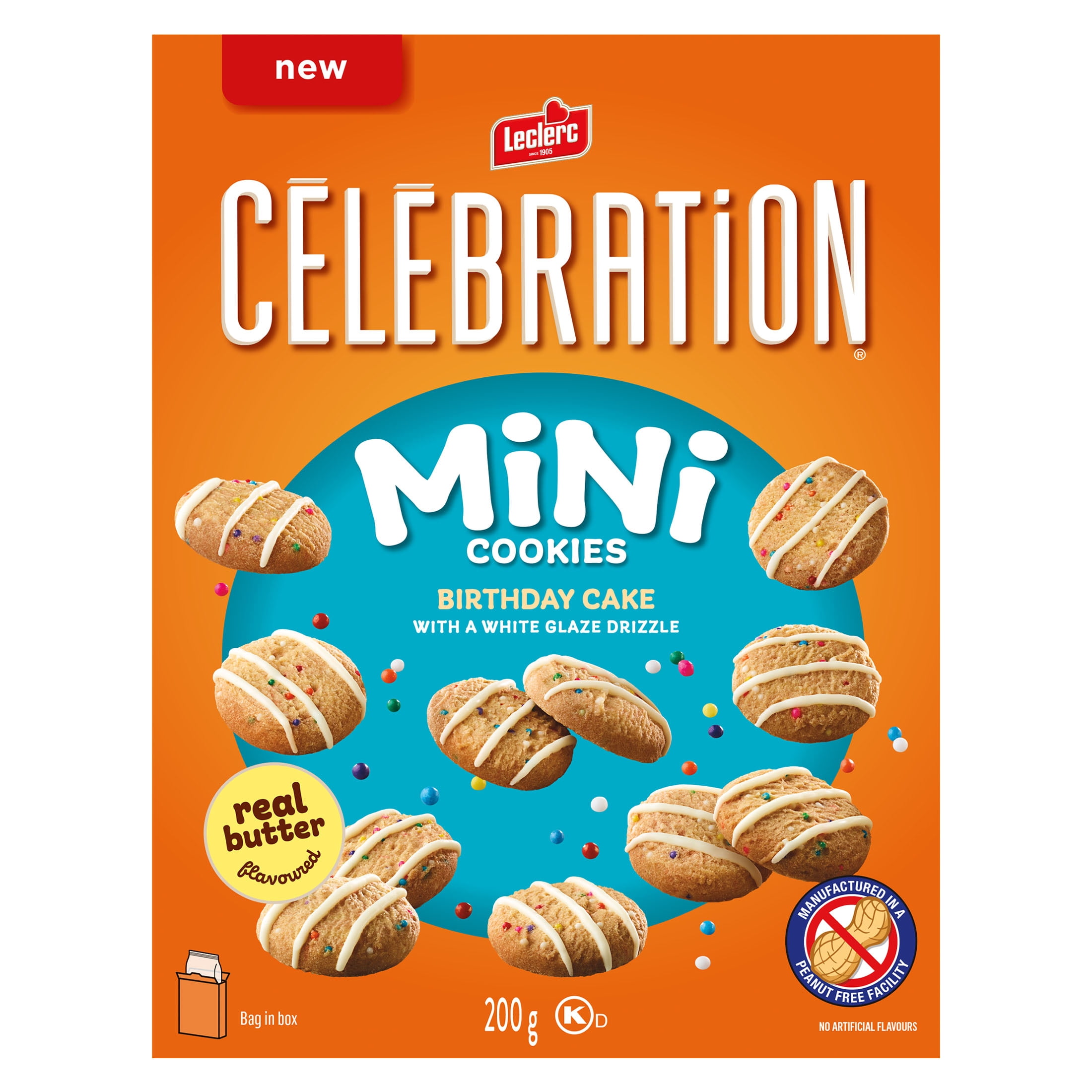Celebration Birthday Cake Mini Cookies