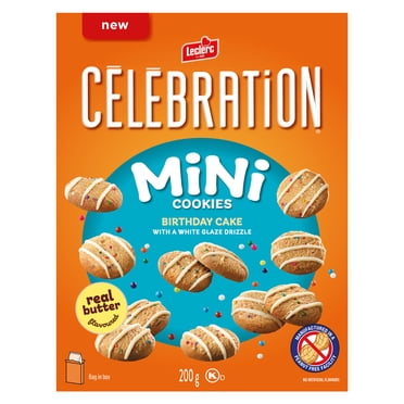 Celebration Birthday Cake Mini Cookies