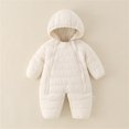 thumbnail image 2 of Kid Jumpsuit,Thick Hooded Climbing Newborn Zipper Long Sleeve for Warmth withable, 2 of 8