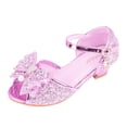 thumbnail image 1 of Espadrilles pour Filles - Chaussures de Course Montantes pour Filles Talons Chaussures de Spectacle avec Chaussures de Randonnée pour Filles Chaussures de Course pour Filles Sandales Brillantes et Chaussure à Nœud Chaussures d'Été Design pour Enfants 11 Chaussures Filles, 1 of 4