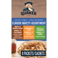 thumbnail image 1 of Quaker Instant Oatmeal 3 Flavour Variety pack, 1 of 8