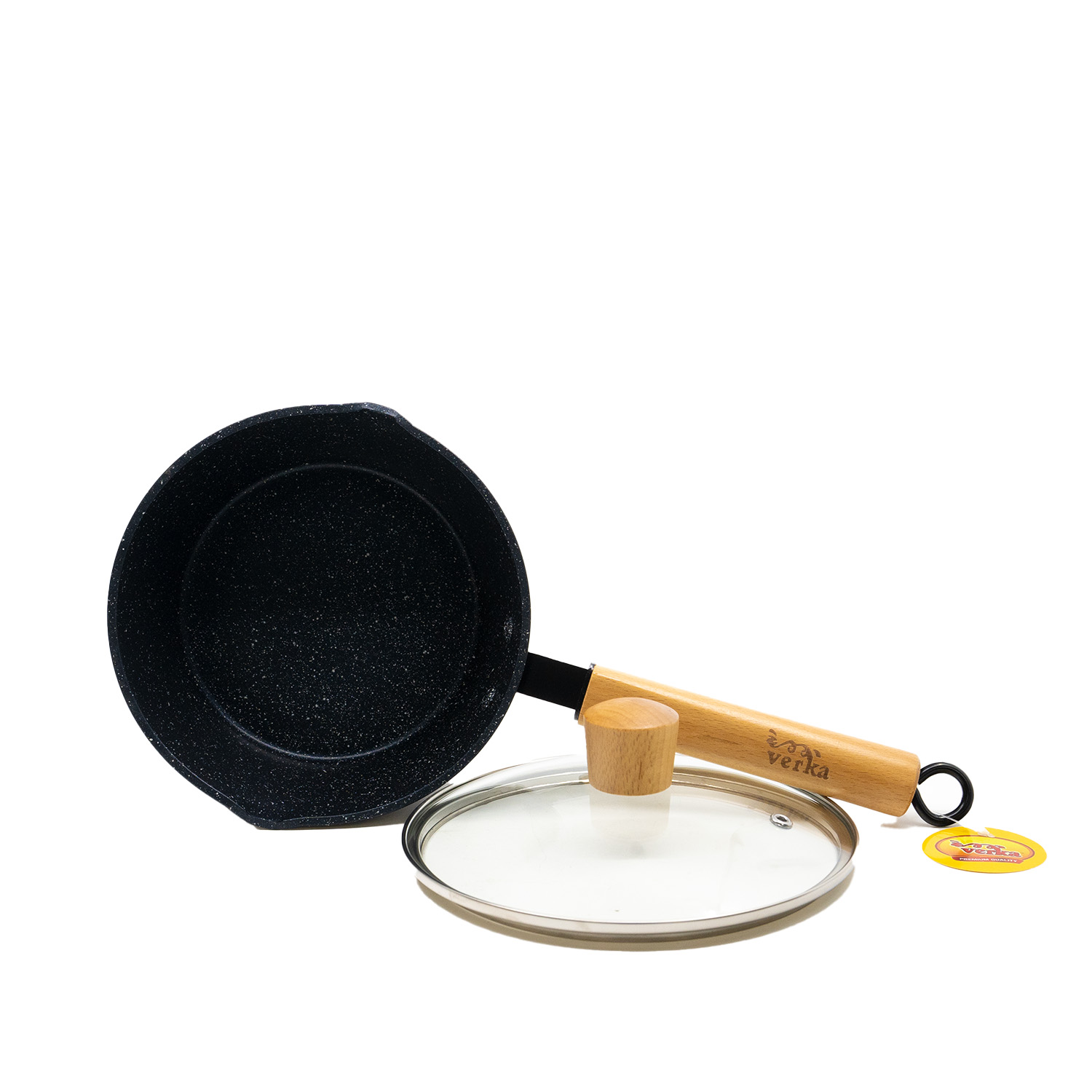 Casserole en aluminium Verka (Milkpan) avec couvercle, 18cm