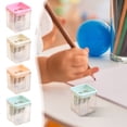 thumbnail image 1 of Dvkptbk Pencil Sharpene Geometric Modeling Pencil Sharpener Office Solid Color Pencil Sharpener School Gift Pencil Sharpener, 1 of 9