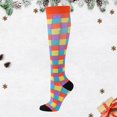thumbnail image 2 of FhsagQ Socks Socks for Men Set with Robe Exercise Stress Socks Elastic Socks Running Skipping Compression Socks Stockings Jacquard Calf Socks Socks for Men 2 Piece Strappy Brick Red S, 2 of 3