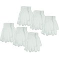 thumbnail image 1 of White Cotton Protective Gloves Jewelry Inspection Mittens, Stretchy Work Gloves, 1 of 2