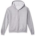thumbnail image 2 of Hanes Kids Comfortblend EcoSmart Full-Zip Hoodie Sweatshirt, L, Light Steel, 2 of 2