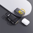 thumbnail image 2 of pitrice Transparent Mini Power Bank Kit Portable Fast Charging For21700 DIY Kit 10000mAh Power Bank Case black, 2 of 6