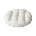 thumbnail image 2 of Openpig Coussin de Siège Rayé Coussins de Sol Ronds 18"x18 Pouces Coussin de Chaise Coussins pour Chaise Balançoire Suspendue Intérieure/extérieure Coussins de Fenêtre, 2 of 6