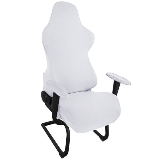 Xingzhi Gaming Chair Cover Soft for Rotating Chair Reclining Racing Gaming Chair dark coffee white