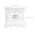 thumbnail image 2 of BESTYASH Ring Barrier Pillow for Wedding Bridal White 1Pcs, 2 of 7