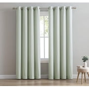 Faux Linen Single Window Panel
