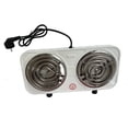 thumbnail image 1 of Portable Dual Electric Countertop Burner, Coil Cooktop Tabletop Stove With Efficient Power For Seamless Cooking At Home Or On The Go (2000W), 1 of 5
