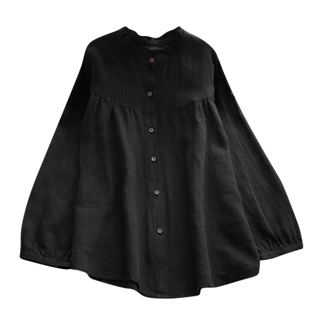 CEHVOM Blouse à Manches Longues en Satin à Rayures Col en V pour Femmes en Solde