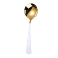 thumbnail image 1 of Harpily Surprise Price Dinnerware 6.2 Inch Length Stainless Steel Spoons Portable Handle Soup Spoons, 1 of 3