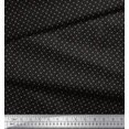 thumbnail image 2 of Soimoi Velvet Fabric Dot & Heart Small Print Fabric by The Yard 58 Inch Wide, 2 of 3