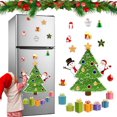 thumbnail image 1 of Christmas Themed Magnetic Sticker, 2025 New Magnetic Christmas Tree for Refrigerator Decorations, Christmas Magnets for Refrigerator Santa Reindeer Magnets for Fridge Metal Door Garage (#C), 1 of 7