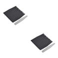 thumbnail image 1 of Decodeary 10pcs Double Fichier Callosités Remover Manucure Inoxydable Poignée Papier Remplacer Papier de Verre Noir & 02 2Set, 1 of 6