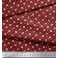 thumbnail image 2 of Soimoi Polyester Crepe Fabric Check & Geometric Fabric Prints by Yard 52 Inch Wide, 2 of 3