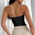 thumbnail image 4 of Timegard Womens Tube Tank Tops Sleeveless Strapless Crop Tops Basic Backless Top Going out Cute Summer Shirts, 4 of 5