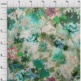 thumbnail image 3 of oneOone Cotton Flex Light Green Fabric Abstract Floral Fabric For Sewing Printed Craft Fabric By The Yard 40 Inch Wide, 3 of 4