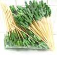 thumbnail image 4 of 100Pcs/Bag Bamboo Picks Eco-friendly Anti-deform Bamboo Cocktail Picks for Bar, 4 of 9