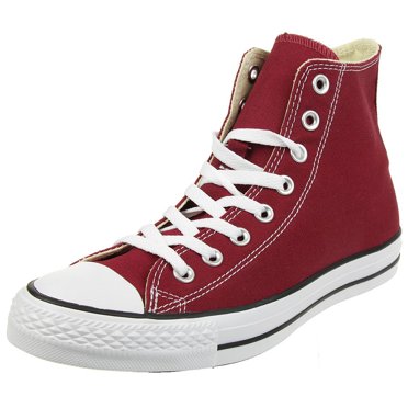 Converse Unisex Chuck Taylor All Star Hi-Top Shoes, Maroon, 10.5 B(M) US Women / 8.5 D(M) US Men