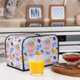thumbnail image 5 of Toaster Cover 4 Slice Honeybee Dustproof Bread Maker Cover Fingerprint Bakeware Protection Wide Slot Toaster Bag Reusable Kitchen Small Appliance Cover TC278, 5 of 5
