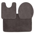 thumbnail image 1 of POINTERTECK Premium Luxury Bath Rug Set  3 Piece  Include 31 x 20 Bathroom Rug and Oval U-Shaped Contoured Toilet Mat  Memory Foam Bath Mat  Machine Wash and Dry  Mats for Bath Room Showe, 1 of 8