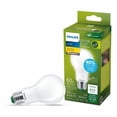 thumbnail image 1 of Philips Ultra Efficient LED 60W A19 1PK Soft White Frosted Bulb, 1 of 5