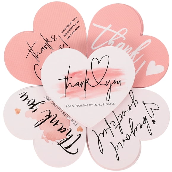 KAKOWELY 150pcs Small Thank You Cards Gift Cards for Baby Shower Wedding Small Business,2.76"X2.36"X0.04"