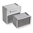 thumbnail image 3 of Bathroom Tissue Box Dispenser, Waterproof Toilet Paper Holder Smart Storage PP Easy Changing  for Hotel Blue,Grey, 3 of 8