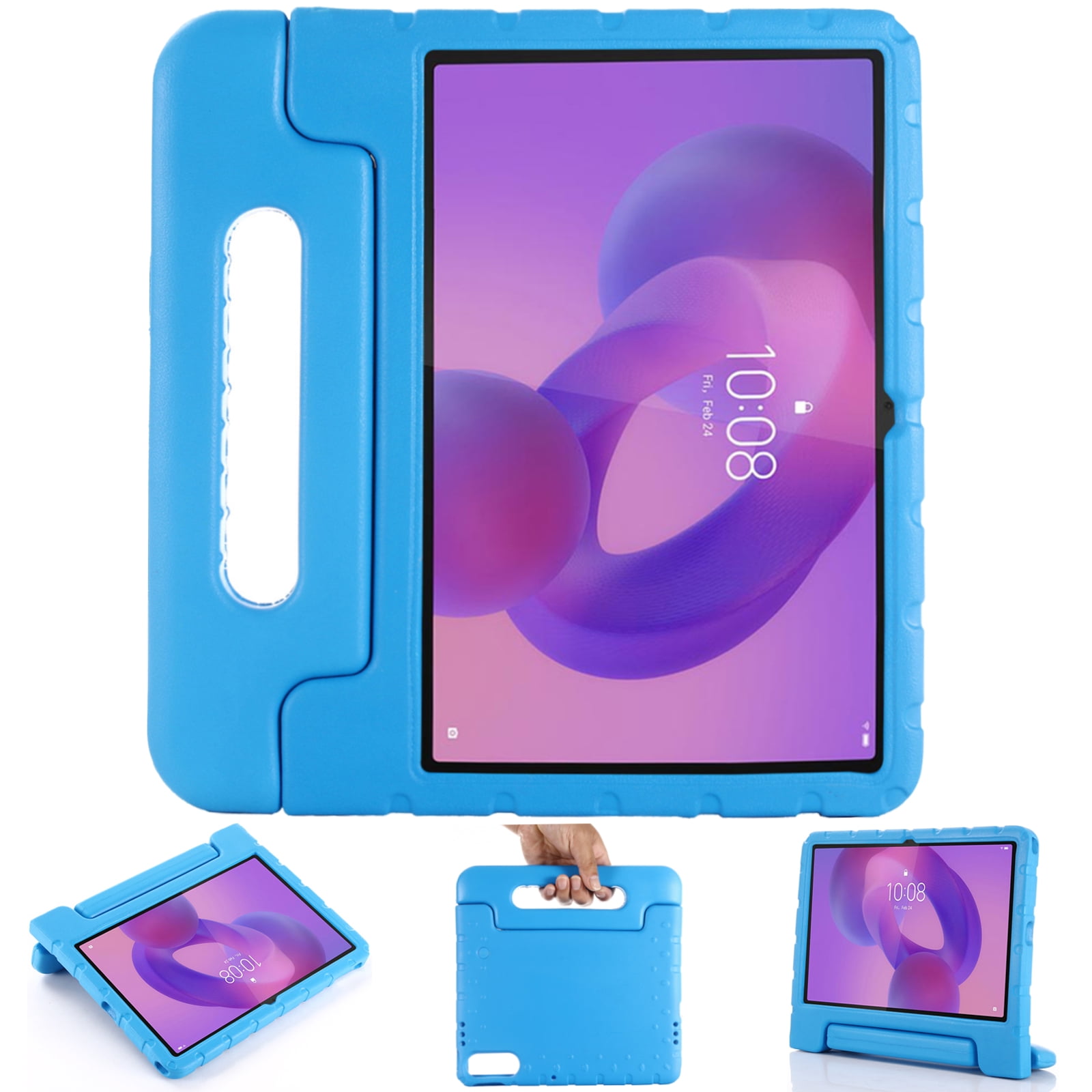 Artyond Case for Tab 10.1" TB-311FU/TB-311XU 2025, Shockproof EVA Stand Portable Handle Cover Kids Friendly Full Body Protective Case for 10.1 Inch Lenovo Tab TB-311 2025 Release, Blue