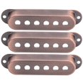 thumbnail image 2 of Guitar Pickup Cover, Brass Single Pickup Cover, Long Service Life Easy To Install And Remove For Bands Guitar Practice And Performance Bass Gold,Black,Silver,Red Copper,Bronze, 2 of 8