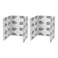 thumbnail image 1 of Tabletop Placemat Wall Grease Baffle Cooking Oil Kitchen Splatter Shield Guard Proof Oil Barrier Aluminum Foil Screen, 1 of 3