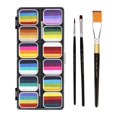 thumbnail image 1 of Face Body Paint Palette Bright Color Makeup Palette for Water-based Pigments for style B, 1 of 8
