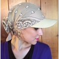 thumbnail image 1 of Kcodviy Hat Cap Baseball Towel Leather Baseball Caps Men Retro Muslim Wrap Women Baseball Caps Bulk Floral Turban Baseball Caps, 1 of 1