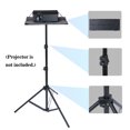 thumbnail image 2 of eccomum T160 Projecteur Trépied Support Pliable pour Ordinateur Portable avec Plateau Trépied Racks DJ Multifonctionnels Support de Projecteur avec Hauteur Réglable Parfait pour Bureau Maison Scène DVD Vidéo, 2 of 7