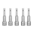 thumbnail image 2 of Youkk 5 Pieces Nut Driver Home Garage Shank Bit Electric Pneumatic Screwdriver Impact Drivers Bits Carpenter Tools 9x65mm, 2 of 6